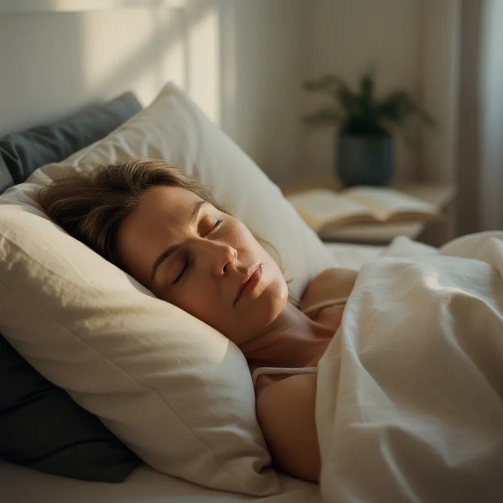 Afbeelding voor De Fluistering van de Nacht: Waarom Slaap Jouw Meest Luxe Schoonheidsritueel Is na Je Veertigste